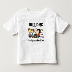 Peanuts Gang Family Vacation Toddler T-Shirt