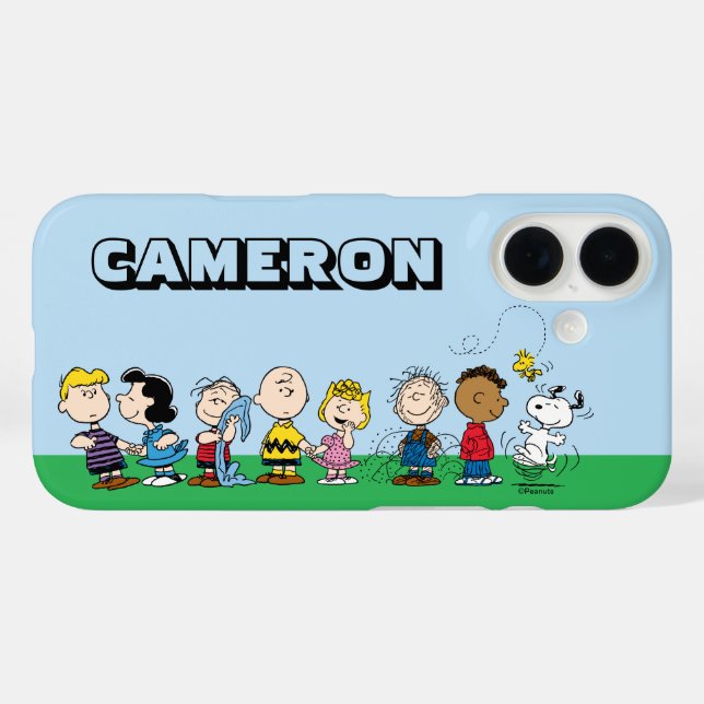 Peanuts Gang Group Lineup Case-Mate iPhone Case (Back (Horizontal))
