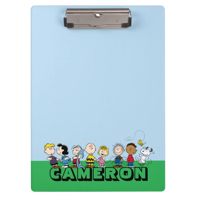 Peanuts Gang Group Lineup Clipboard (Front)