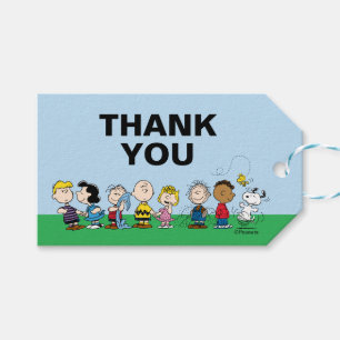 Peanuts Gang Group Lineup Gift Tags