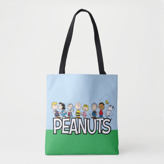 Peanuts Gang Group Lineup Tote Bag (Front)