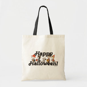 Peanuts Gang Happy Halloween Parade Tote Bag