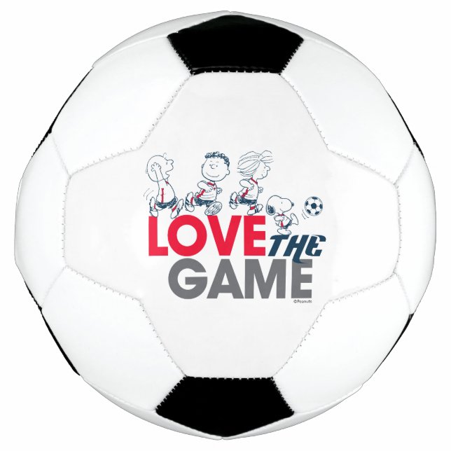 Peanuts Gang - Love The Game Soccer Ball (Front)