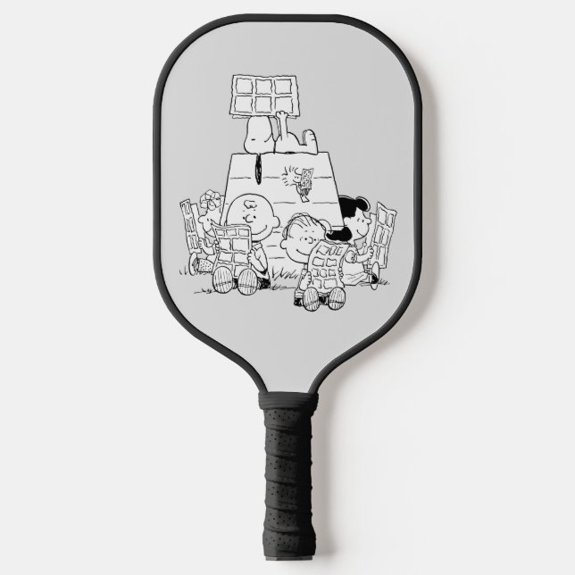 Peanuts Gang Reading Comics Pickleball Paddle (Front)