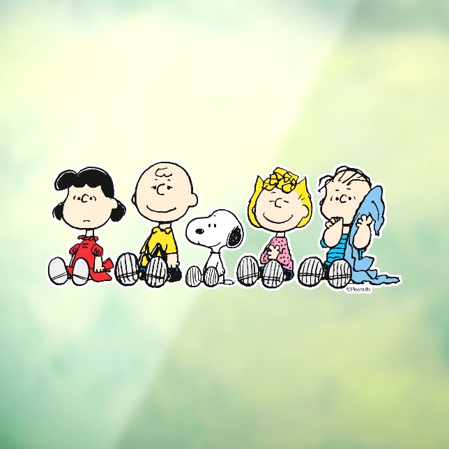 Peanuts Gang Sitting Together (Sheet 3)