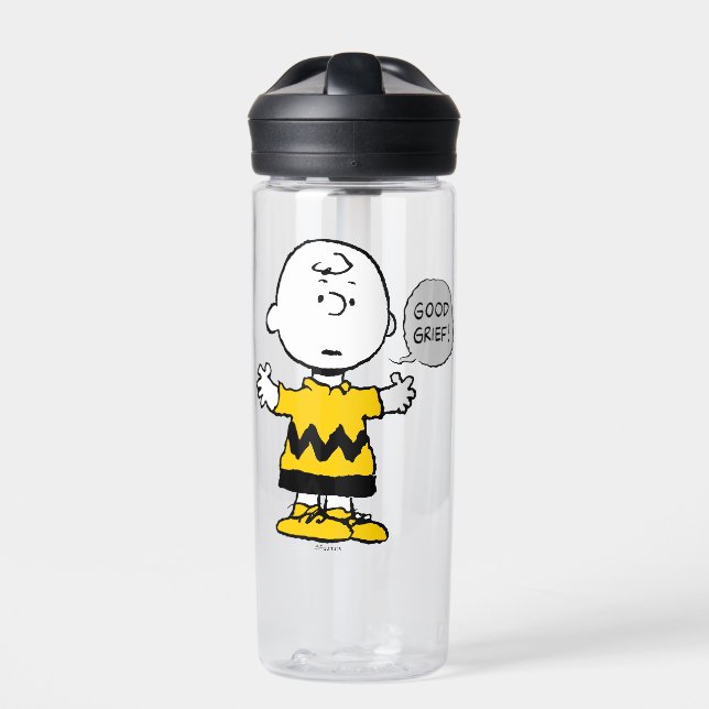 Peanuts | Good Grief Charlie Brown Water Bottle (Front)