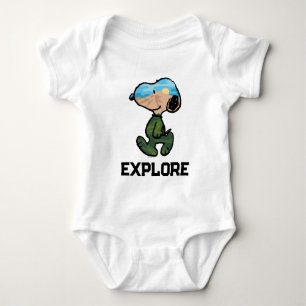 Peanuts   Great Outdoor Snoopy Baby Bodysuit