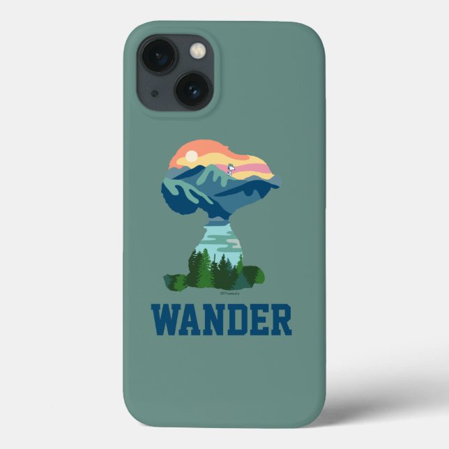 Peanuts | Great Outdoor Snoopy Portrait Case-Mate iPhone Case (Back)