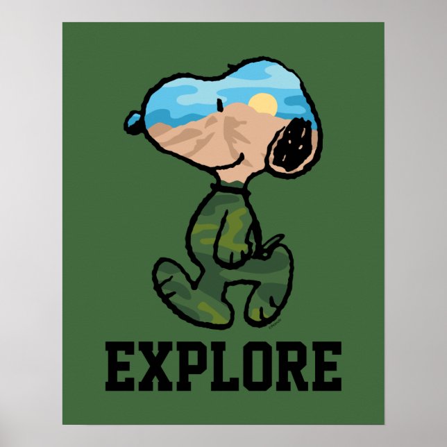 Peanuts | Great Outdoor Snoopy Poster (Front)