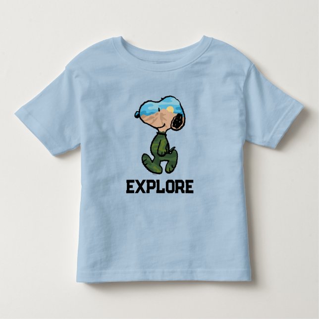 Peanuts | Great Outdoor Snoopy Toddler T-Shirt (Front)