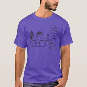 Peanuts Halloween Charlie Brown I got a Rock Small T-Shirt