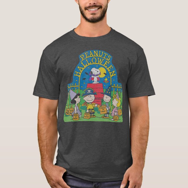 Peanuts Halloween Group T-Shirt (Front)