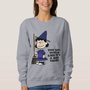 Peanuts   Halloween Lucy Witch Sweatshirt
