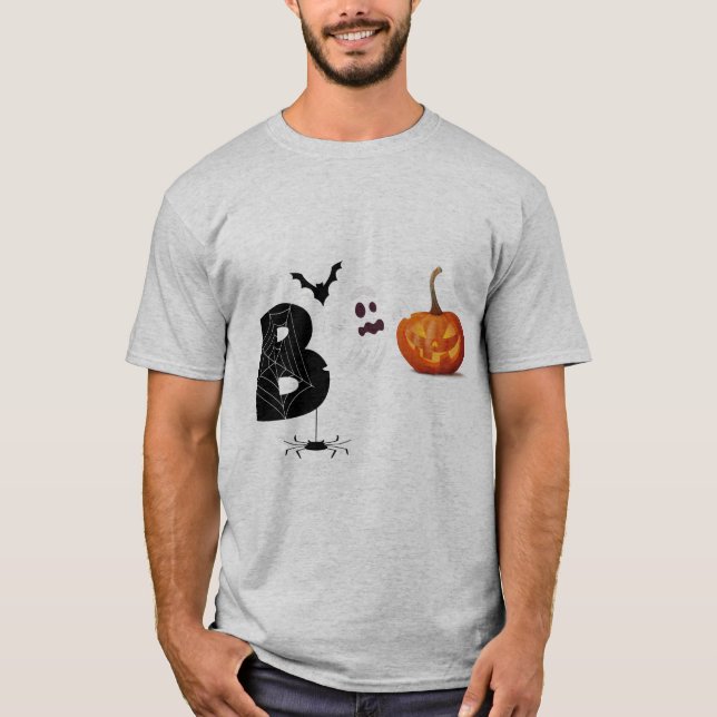 Peanuts Halloween Snoopy Woodstock BOO T-Shirt (Front)