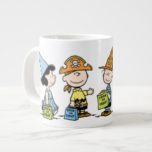 Peanuts Halloween Trick or Treaters Large Coffee Mug