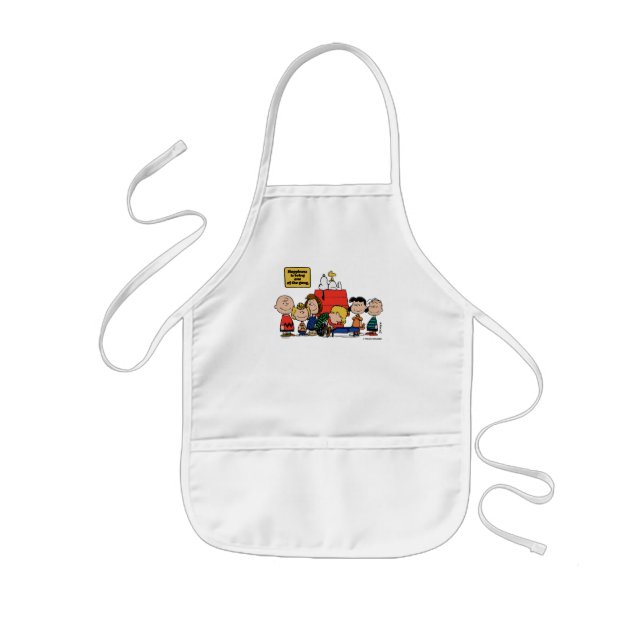 Peanuts | Happiness is Being One of the Gang Kids Apron (Front)