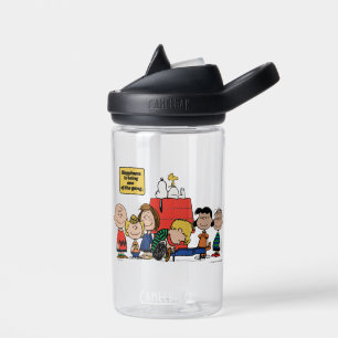 Peanuts   Happiness is Being One of the Gang Water Bottle