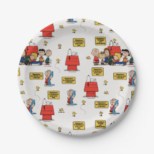 Peanuts   Happiness is… Paper Plate