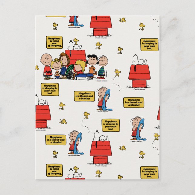 Peanuts | Happiness is… Postcard (Front)