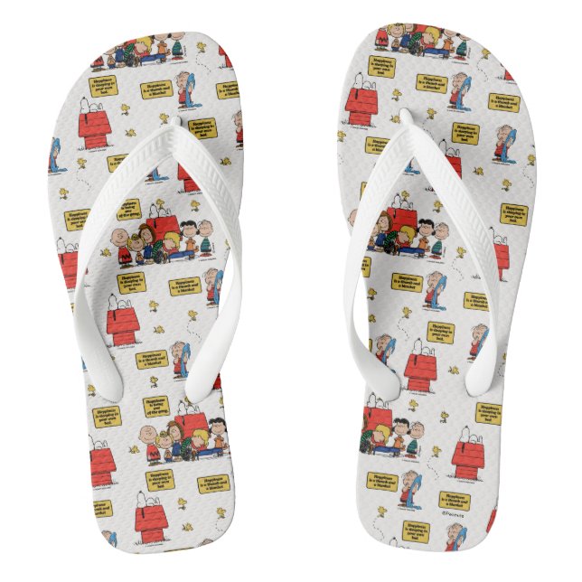 Peanuts | Happiness is… Thongs (Footbed)