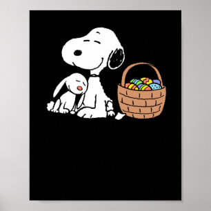 Peanuts happy easter  poster
