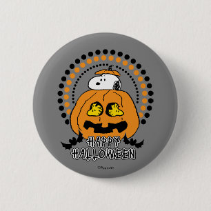 Peanuts   Happy Halloween 6 Cm Round Badge