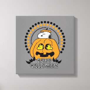 Peanuts Happy Halloween Canvas Print