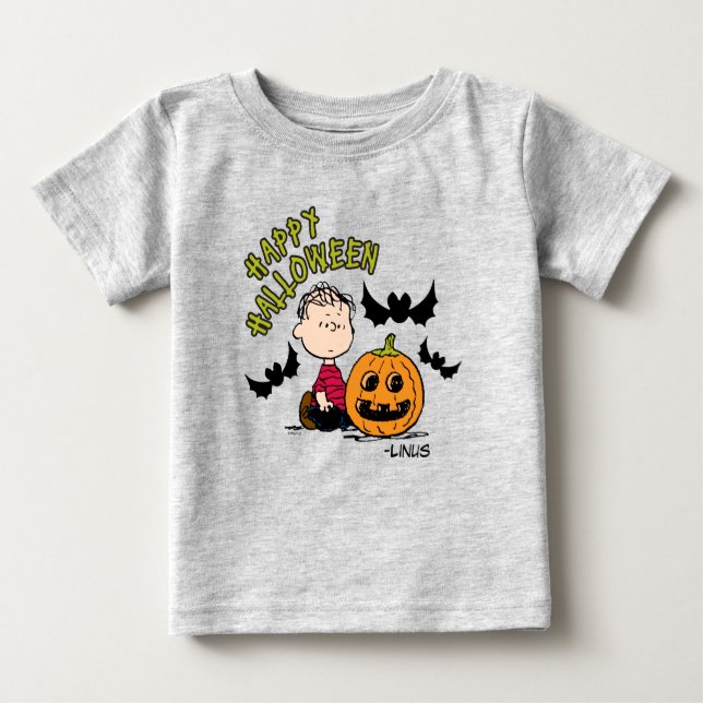 Peanuts | Happy Halloween Linus Baby T-Shirt (Front)