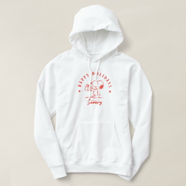 Peanuts | Happy Holidays from Snoopy Hoodie (Design Front)