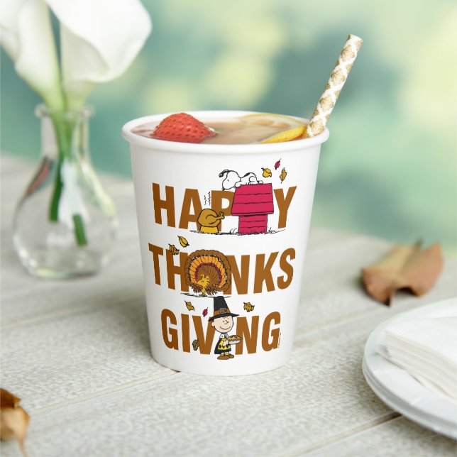 Peanuts | Happy Thanksgiving Combo Paper Cups (Insitu)