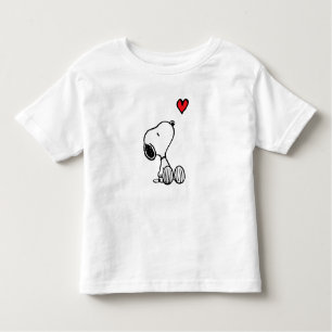 Peanuts Heart Sitting Snoopy Toddler T-Shirt