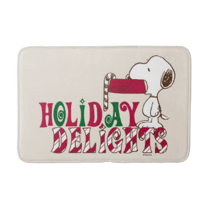 Peanuts   Holiday Delights Bath Mat