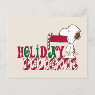 Peanuts Holiday Delights Postcard