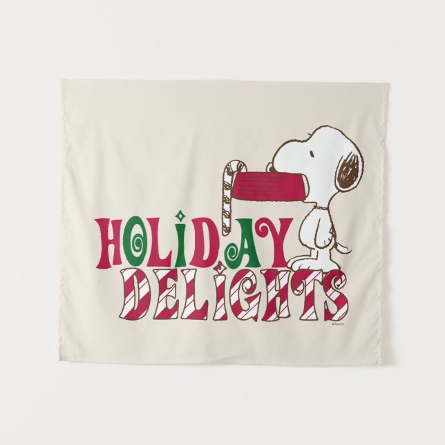 Peanuts | Holiday Delights Tapestry (Front (Horizontal))