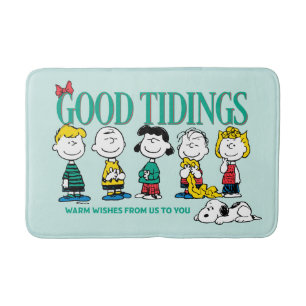 Peanuts   Holiday Good Tidings Bath Mat