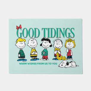 Peanuts   Holiday Good Tidings Doormat