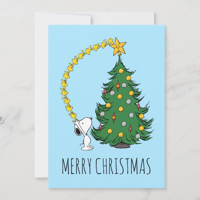 Peanuts | Holiday Tree | Add Your Photos & Names (Front)