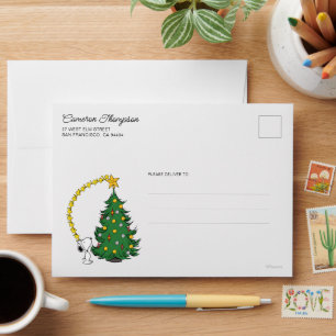 Peanuts   Holiday Tree Trimming Envelope