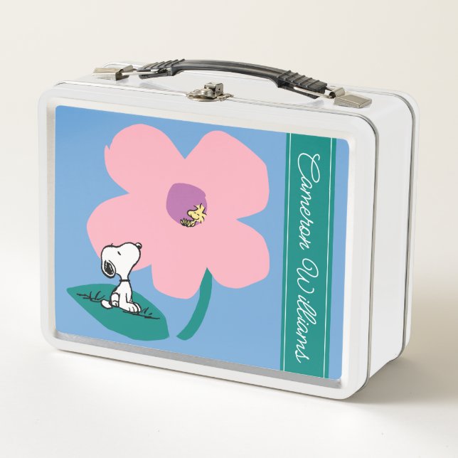 Peanuts | Illustrating Nature | Add Your Name Metal Lunch Box (Front)