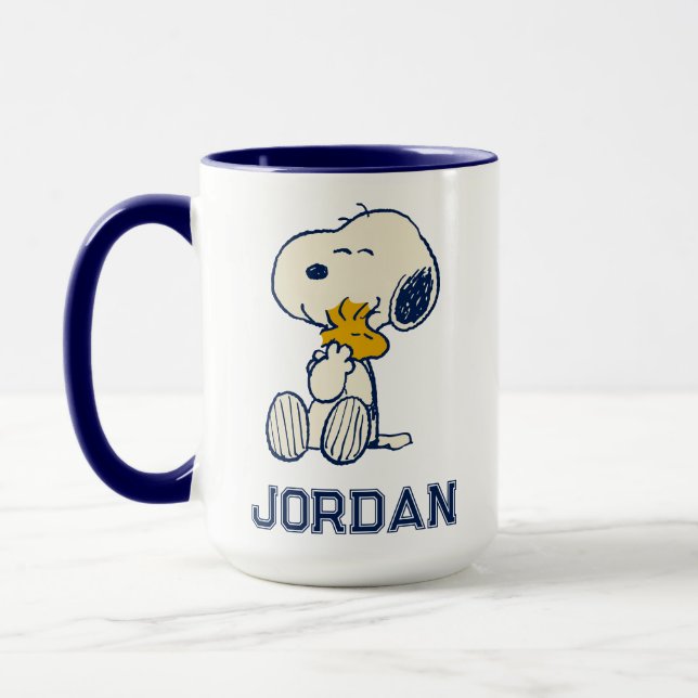 Peanuts In Bloom | Add Your Name Mug (Left)