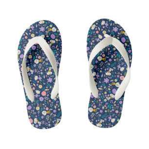 Peanuts In Bloom Pattern Kid's Thongs