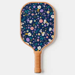Peanuts In Bloom Pattern Pickleball Paddle
