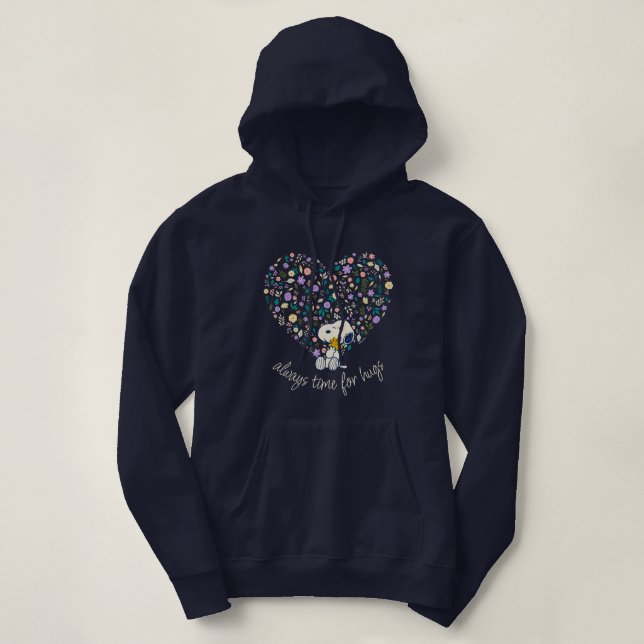 Peanuts In Bloom | Snoopy Heart Hoodie (Design Front)