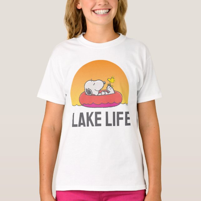 Peanuts | Inner Tube Floating T-Shirt (Front)
