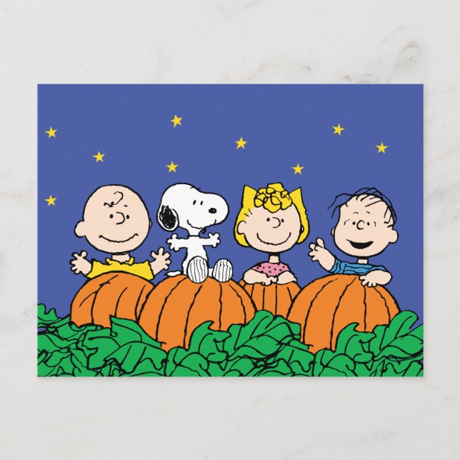 Peanuts | It's The Great Pumpkin Charlie Brown Postcard (Front)