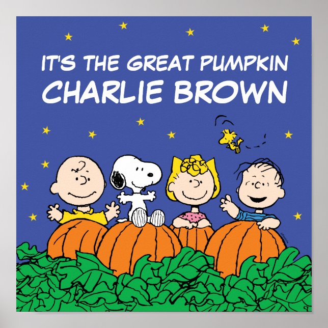 Peanuts | It's The Great Pumpkin Charlie Brown Poster (Front)