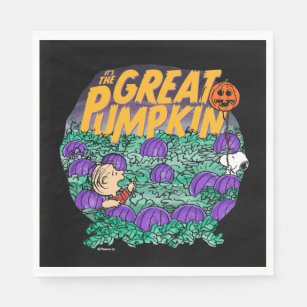 Peanuts   It's the Great Pumpkin Napkin
