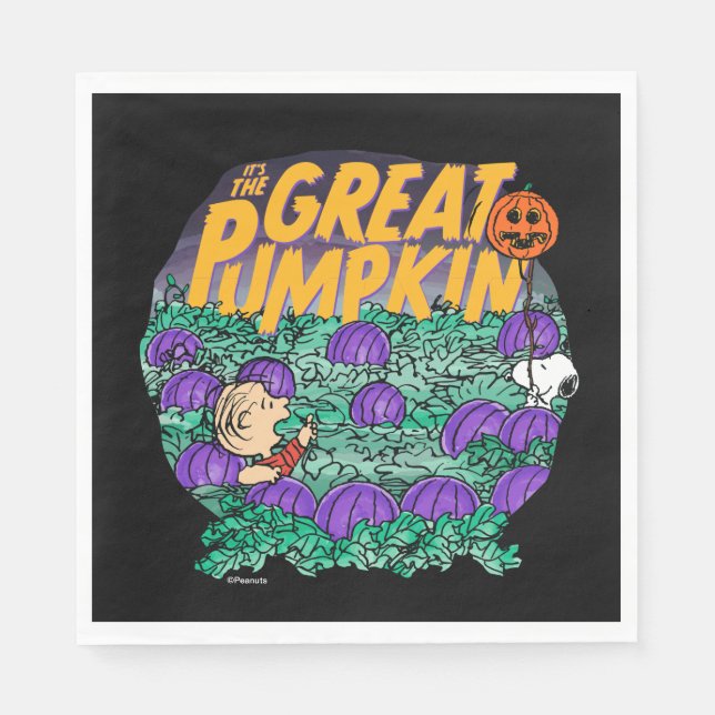Peanuts | It's the Great Pumpkin Napkin (Front)