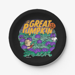 Peanuts   It's the Great Pumpkin Paper Plate