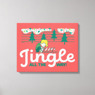 Peanuts Jingle All the Way Canvas Print